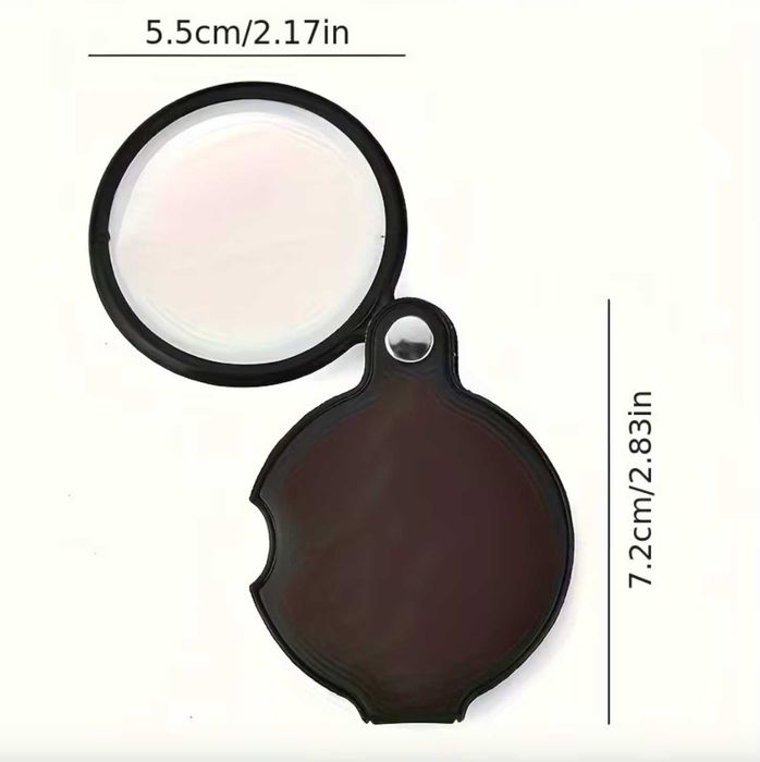 Карманная Лупа  10Хс Защитным Чехлом