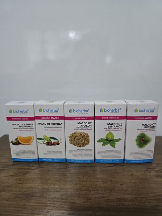 5 броя етерични масла Bioherba