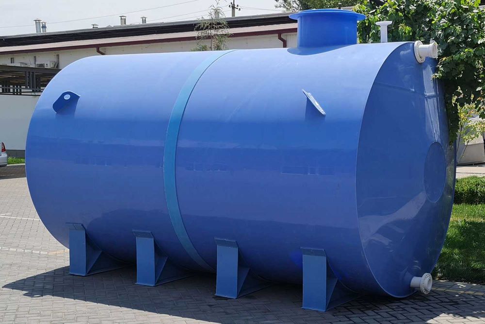 Ichimlik suv uchun polipropilen eko-baklar, yomkostlar 100m3 gacha