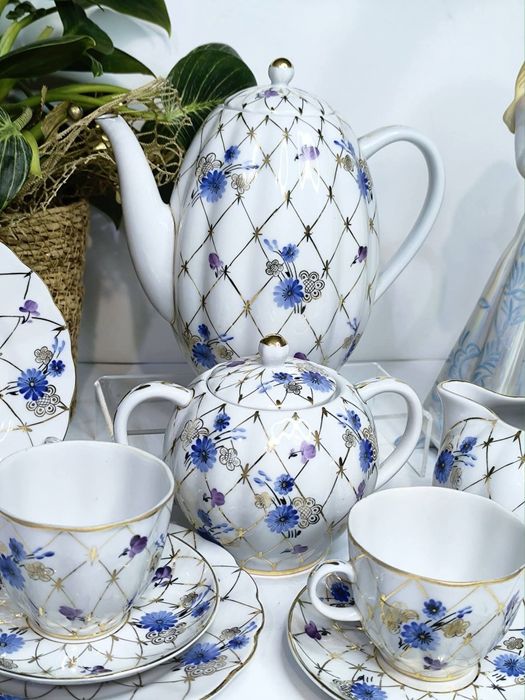 Руски порцелан ЛФЗ сервиз за кафе