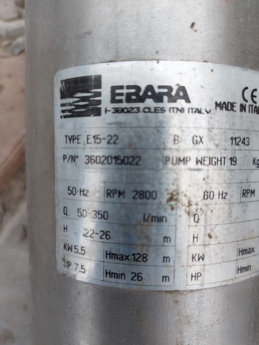 Vând Pompa Submersibila