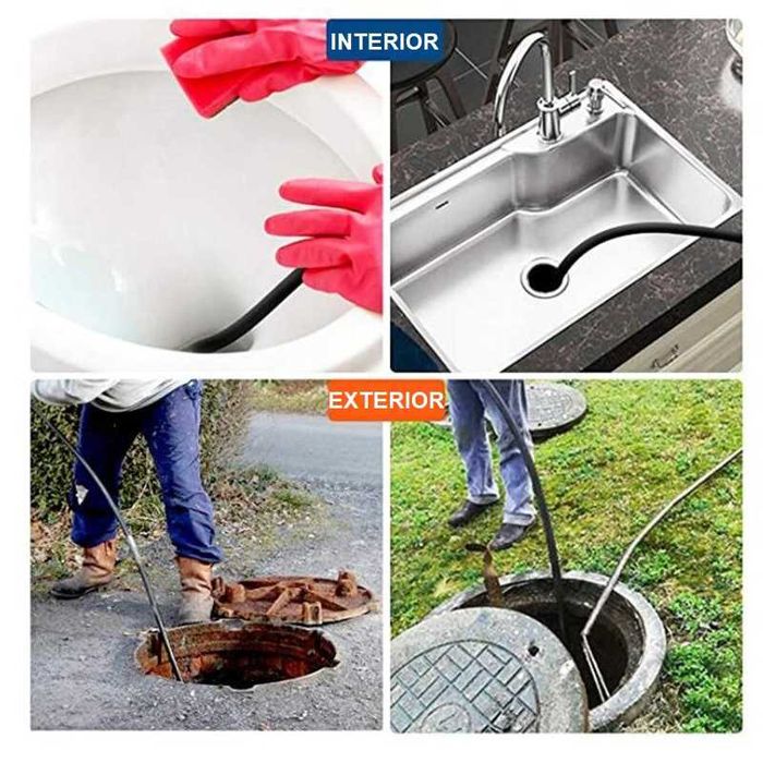 Furtun profesional desfundat tevi canalizare burlane toalete-orice WAP