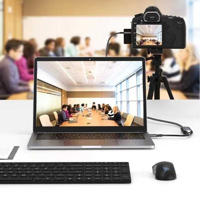 Placa de captura HDMI - USB-C + USB 3.0 Live Streaming 4K Youtube OBS