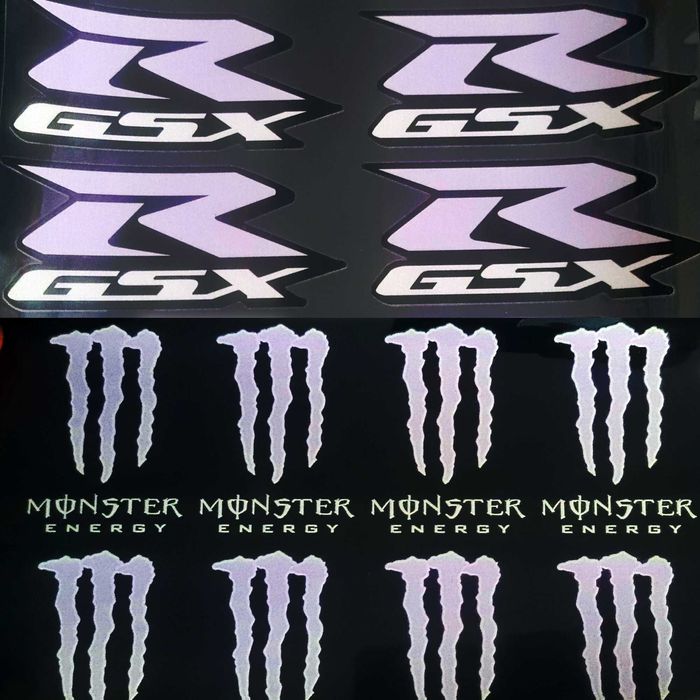 Мото стикери лепенки - UV DTF / 3D трансферни / PVC принт / Kът фолио