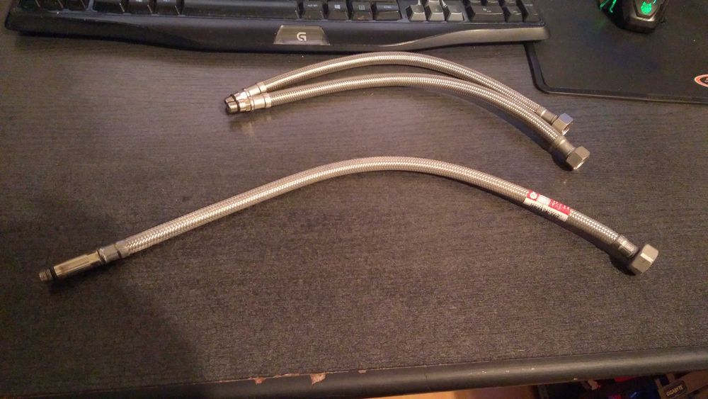 2 racorduri baterie - marca FERRO 35cm + 1 Racord TUCAI 50cm