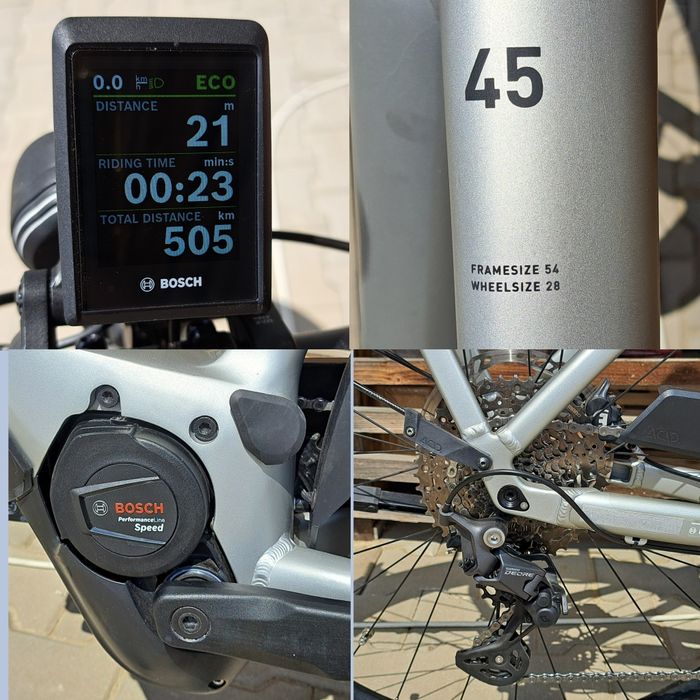 Bicicletă electrică Cube Kathmandu 45km/h, Bosch Speed, Kiox, 750Wh