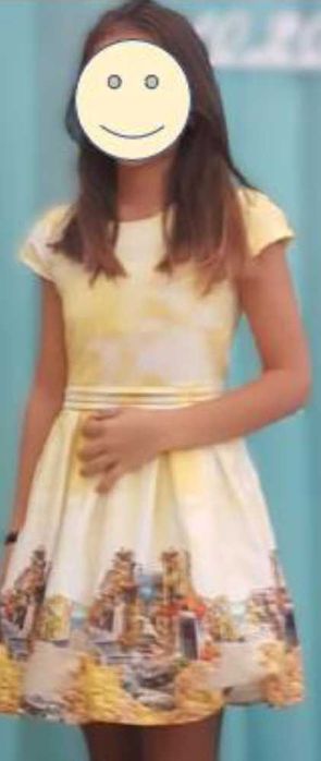 Платье на девочку нарядное, возраст 9-11 лет