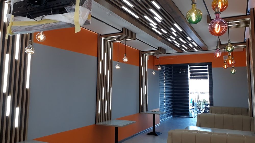 KAFE VA RESTARAN LARGA   maxsus  mebelar