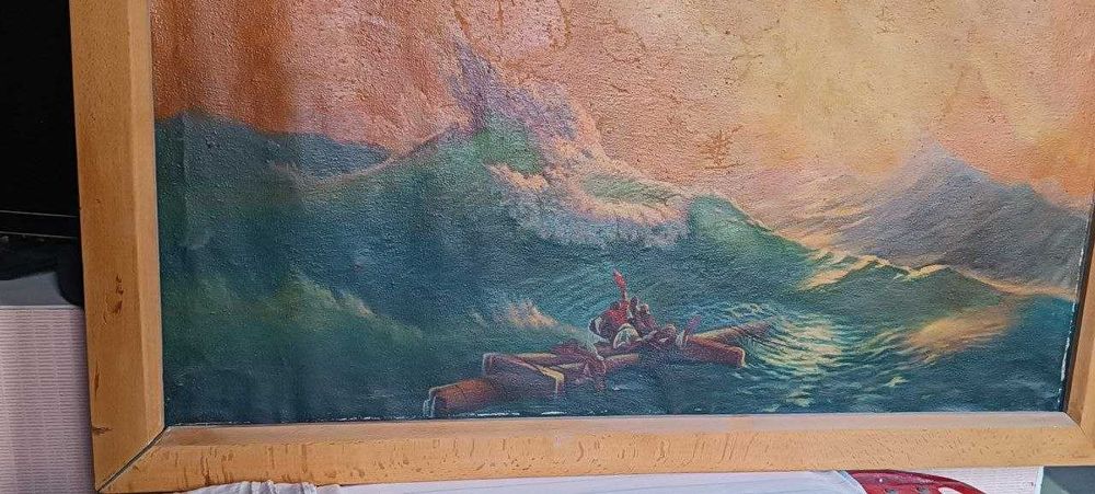 Реплика " Девятый вал" И. Айвазовский. Масло, холст.