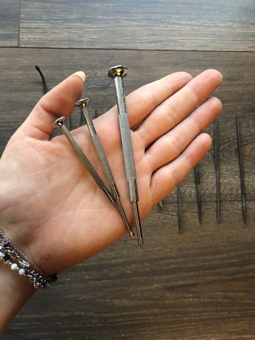 Set 4 surubelnite in cruce si lat - scule ceasornicar