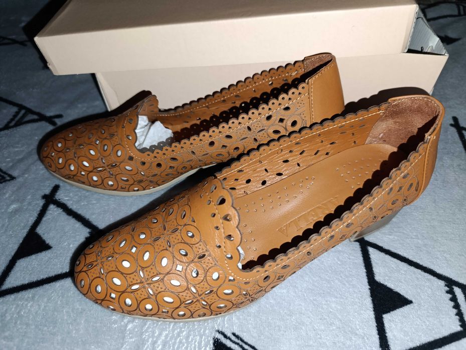 Сумка кожаная Guzini и туфли (лоферы) Arella, 38 размер