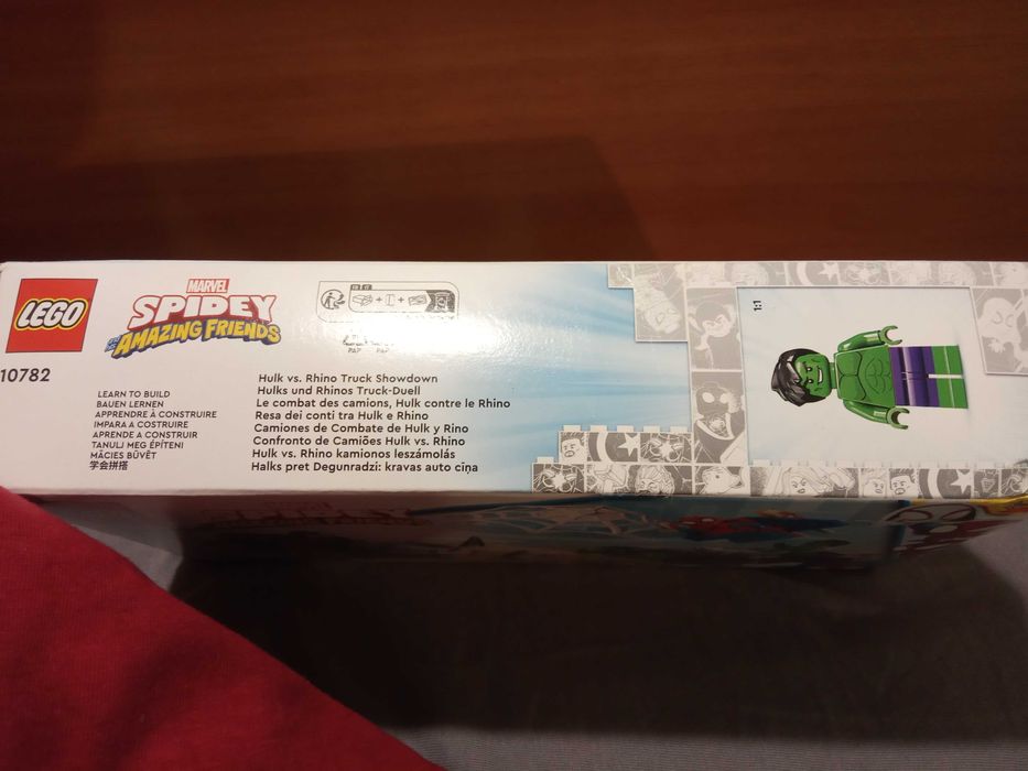 Lego 10782 Hulk & Spider-man vs Rhino, nou si sigilat