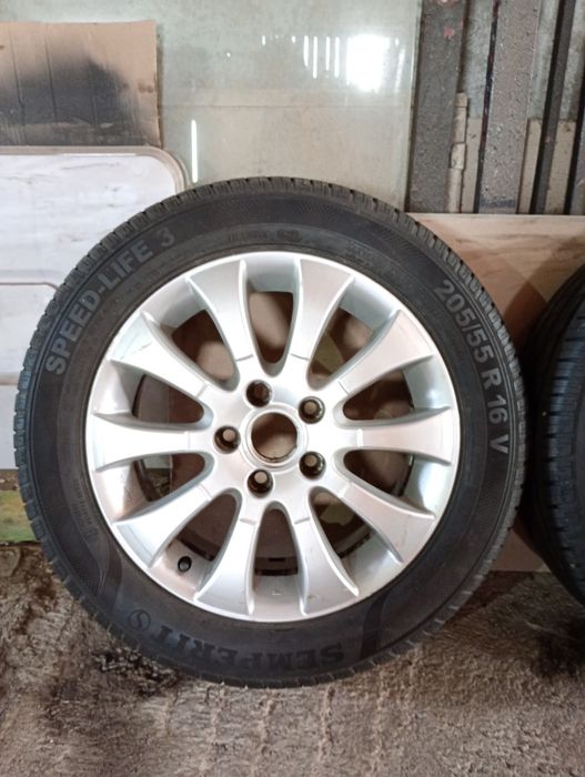 BBS Джанти със летни гуми 205/55/16 6,5J ET50 5x112 цо56,6 Дот 4522