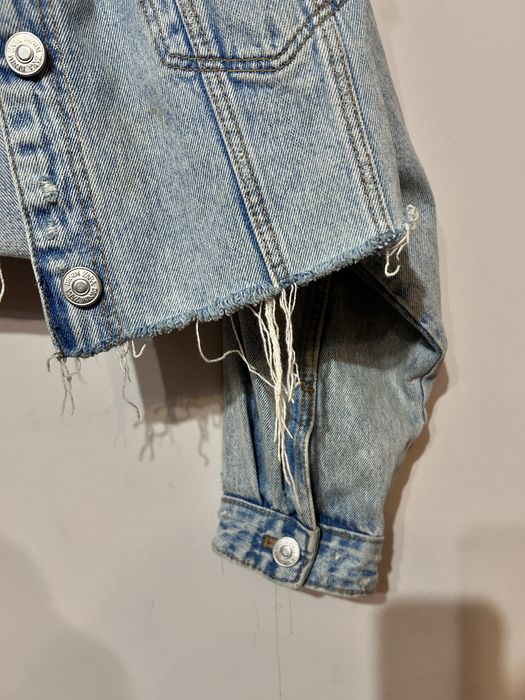 Късо дънково яке Zara