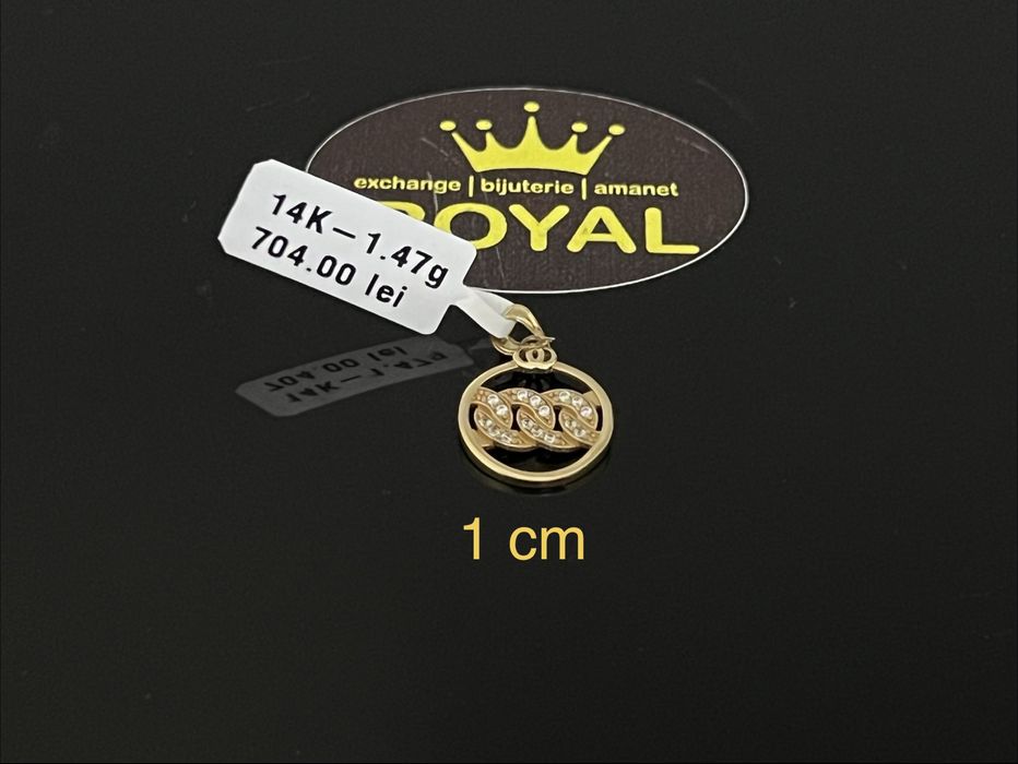 Bijuteria Royal CB : Pandant aur 14k  1,47 gr