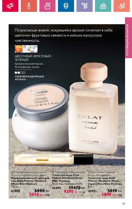 Женские ароматы от орифлейм