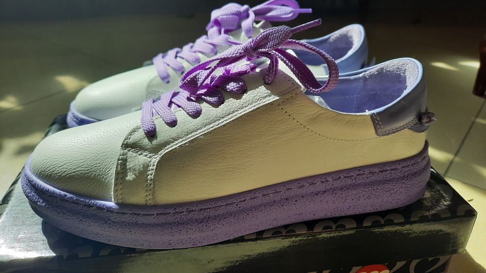 Турецкие кожаные кеды