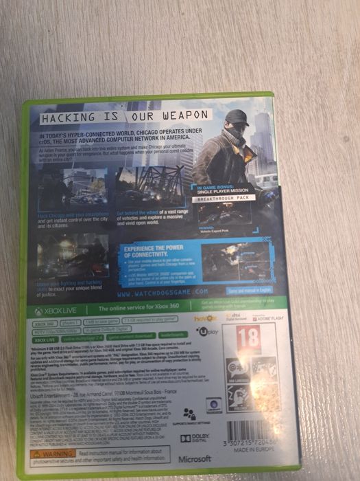 Watch dogs Xbox 360