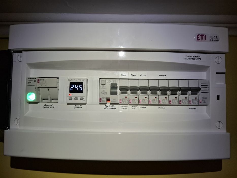 Inlocuire / schimbare tablou electric de sigurante  Navodari