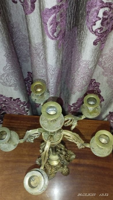 Бронзовый канделябр