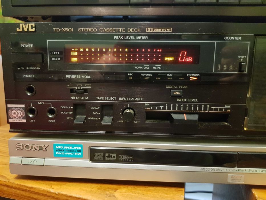 linie audio JVC , SONNY , boxe