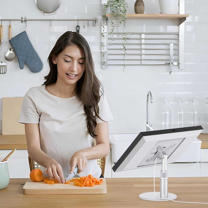 Въртяща се стойка Pitelumeon за Show 15, Show 21,сребриста,регулируема