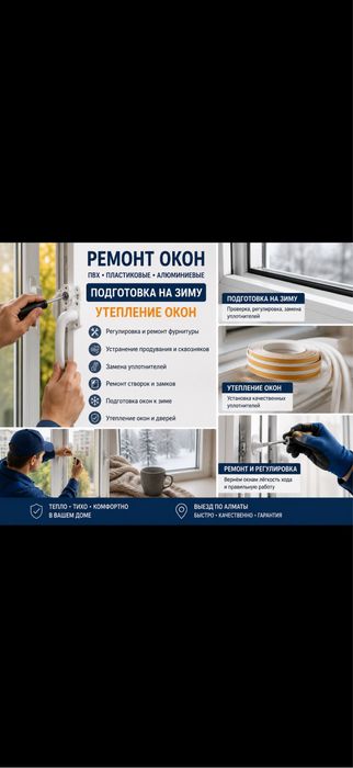 Утепление окон ремонт окон