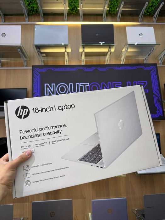 HP OmniBook 5 Al Intel Ultra 7 255U , 16/512 GB SSD, 16.0" 2K Touch