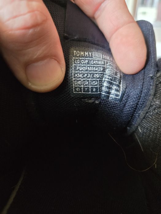 Кожени сникърси Tommy Hilfiger