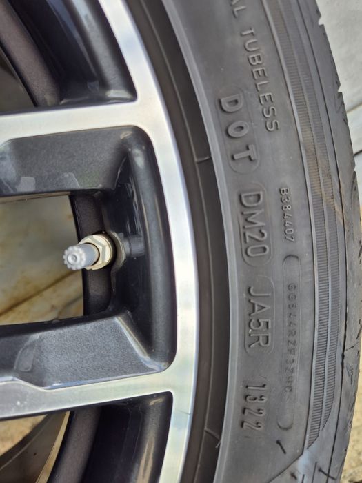 Roti jante originale BMW seria 5 G30, G31 LCI facelift M662, Mpaket, 18 toli Goodyear