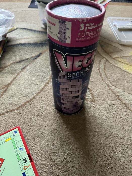 Настольная игра Мафия Дженга Монополия