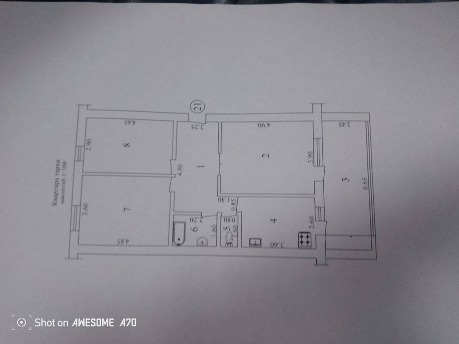 3 комнатная Спецплан, 1 этаж, Максим горький , мирзо улугбек