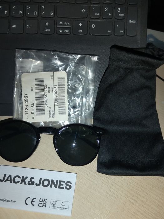 Стилни слънчеви очила JACK & JONES – Чисто нови!
​Продавам чисто нови
