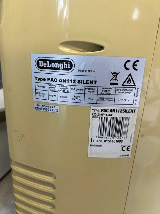 Мобилен климатик DeLonghi Pinguino 11000BTU/h