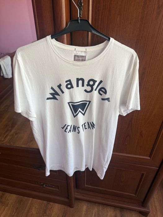 Tricou Wrangler barbati alb