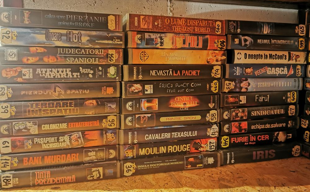Casete Filme VHS  - SUPER VHS Filme Top 100