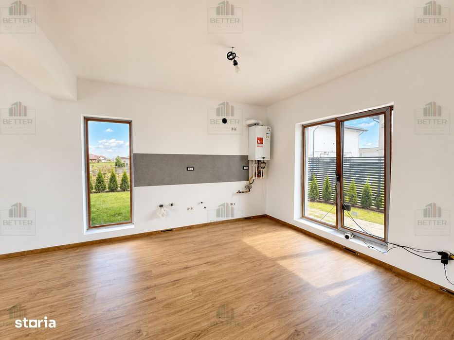 Casă individuală – 5 camere, 3 băi | Comuna Berceni - Curte amenajată