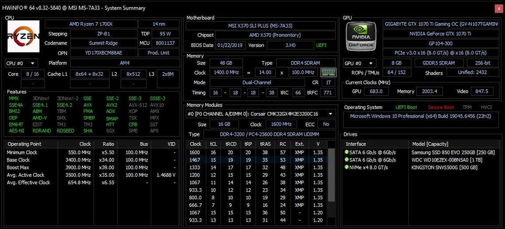 Vand set componente PC gaming – folosit ocazional (ryzen, nvidia)