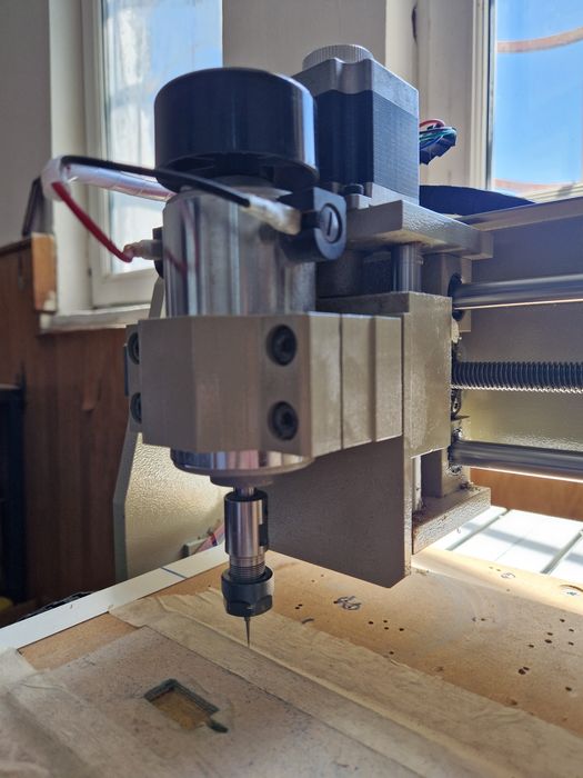 CNC рутер 20х30см с компютър, готов за работа