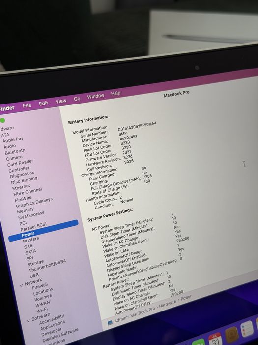 Apple Macbook Pro 13 2015/Core i7 3.1 Ghz /16GB Ram/512GB SSD