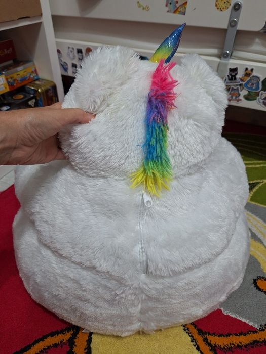 2 × fotoliu plus copii unicorn (unul nou, unul utilizat)