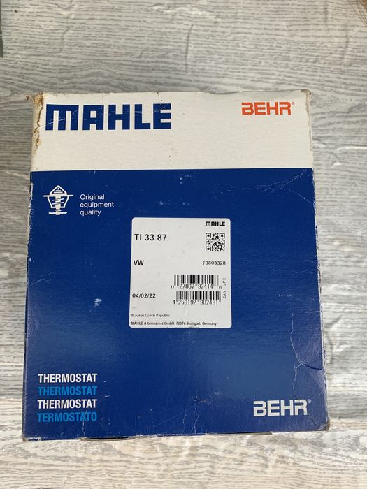 термостат, MAHLE ORIGINAL с номер TI 33 87 за VOLKSWAGEN CC 2.0 TDI