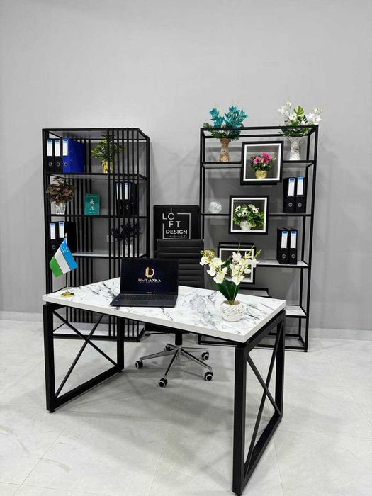 Компьютерный стол в стиле лофт , рабочий стол, письменный стол