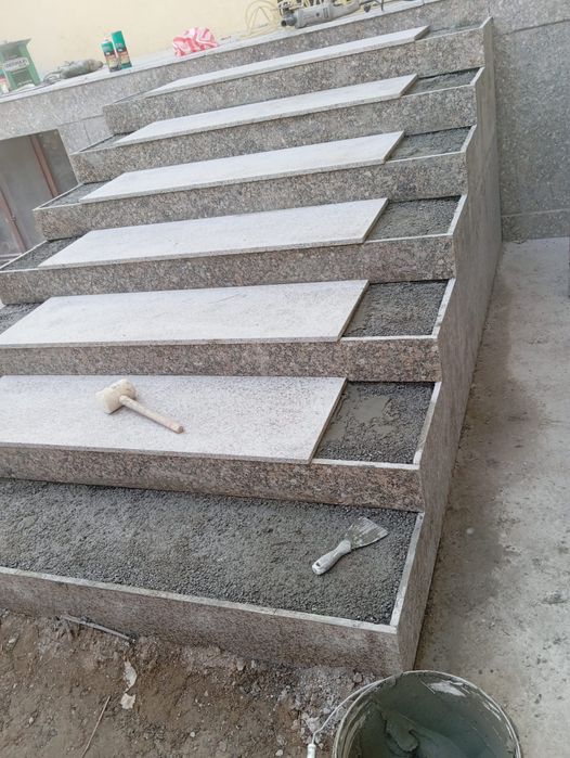 Мрамор гранит лесница