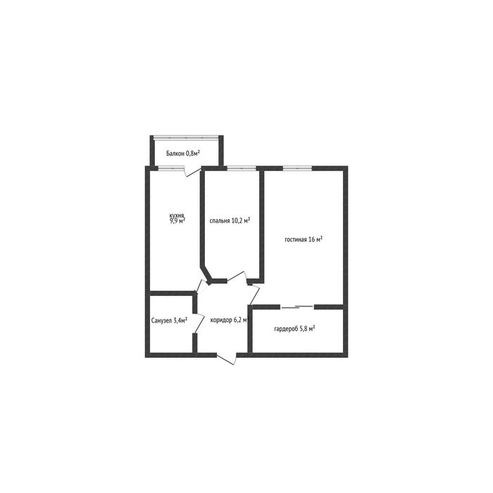 Продажа 2-комнатной квартиры