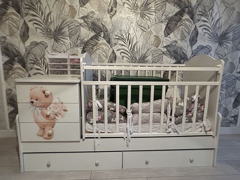 Детский манеж с шкафчиками