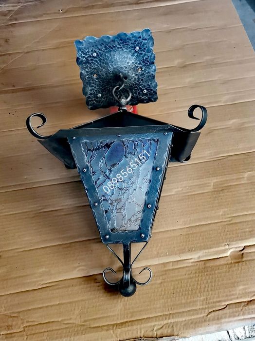 Фенери, фенер,  Аплик от Ковано желязо, осветително тяло, полилей