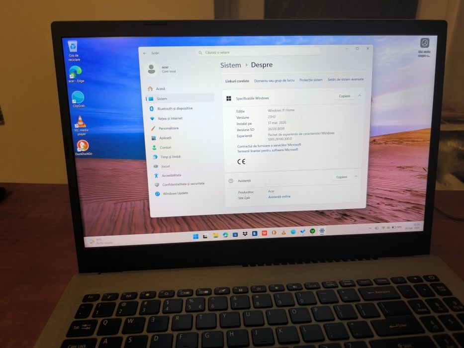 Laptop Eco-Friendly Acer Aspire Vero AV15-52 – Intel i5 Gen 12, 8GB RA