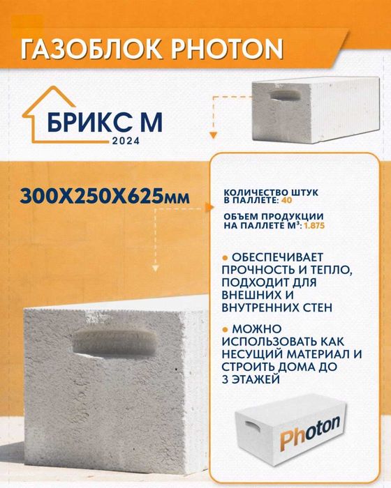 Газобетонные блоки PHOTON