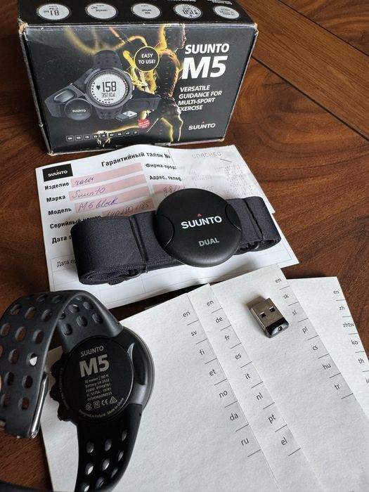 часы Suunto M5 с нагрудным датчиком